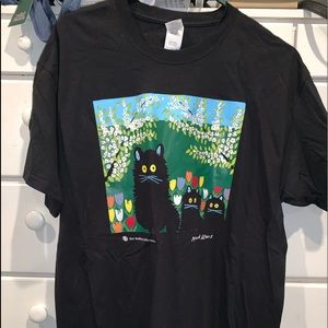 Men’s graphic tee w/ cats